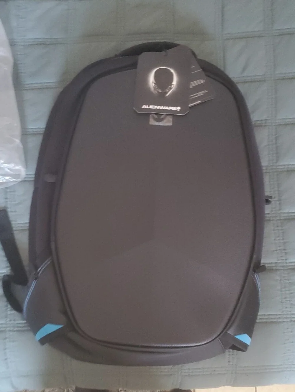 Alienware  Vindicator backpack Black Tag with White Alien Head brand new.